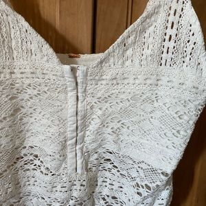 NWOT Free people crochet bodysuit